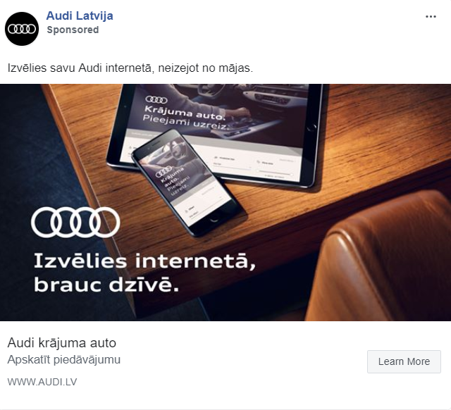 sociālie tīkli- Audi reklāma (1)
